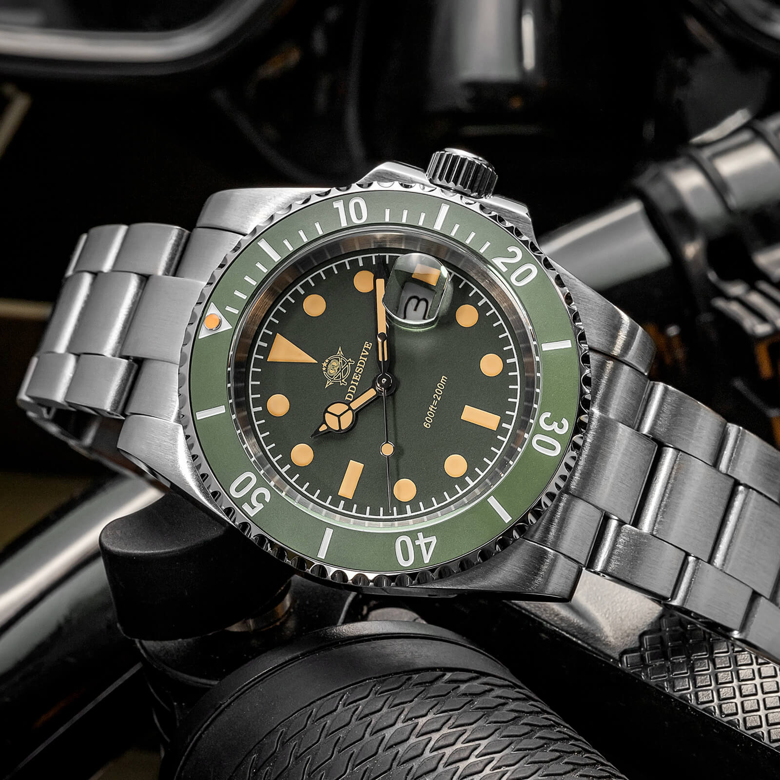 🔥Summer Sale🔥ADDIESDIVE 41mm Retro Sub Quartz Watch AD2054 - Image 21