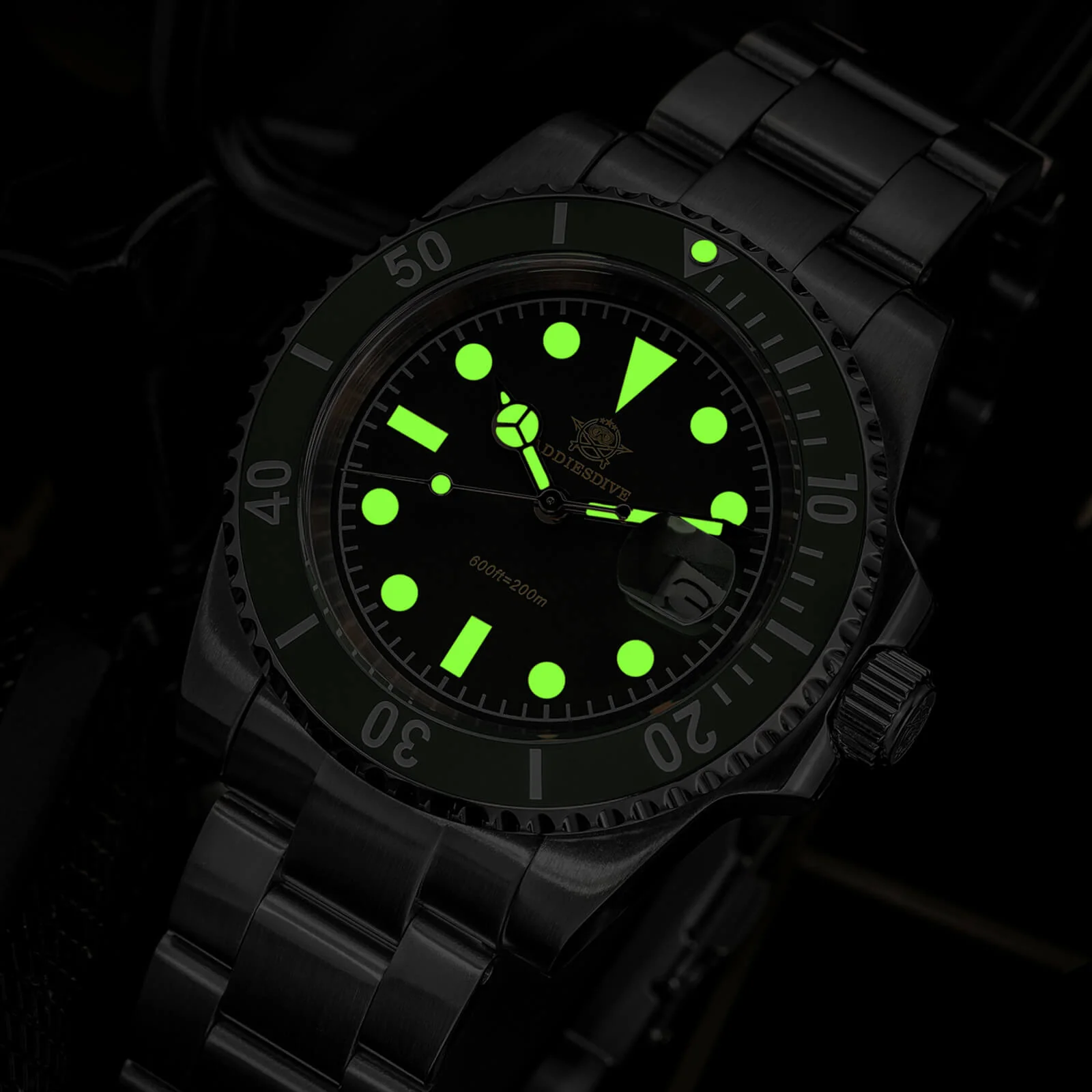 🔥Summer Sale🔥ADDIESDIVE 41mm Retro Sub Quartz Watch AD2054 - Image 23