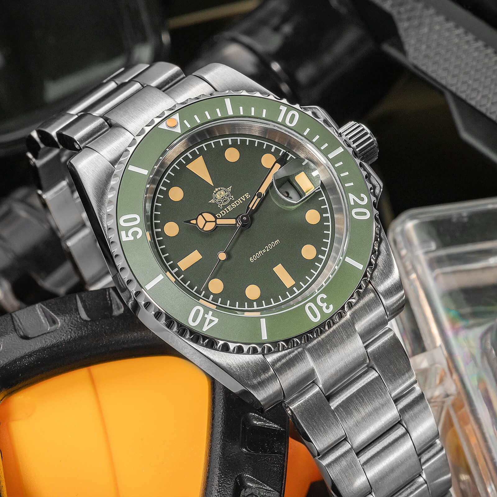 🔥Summer Sale🔥ADDIESDIVE 41mm Retro Sub Quartz Watch AD2054 - Image 25