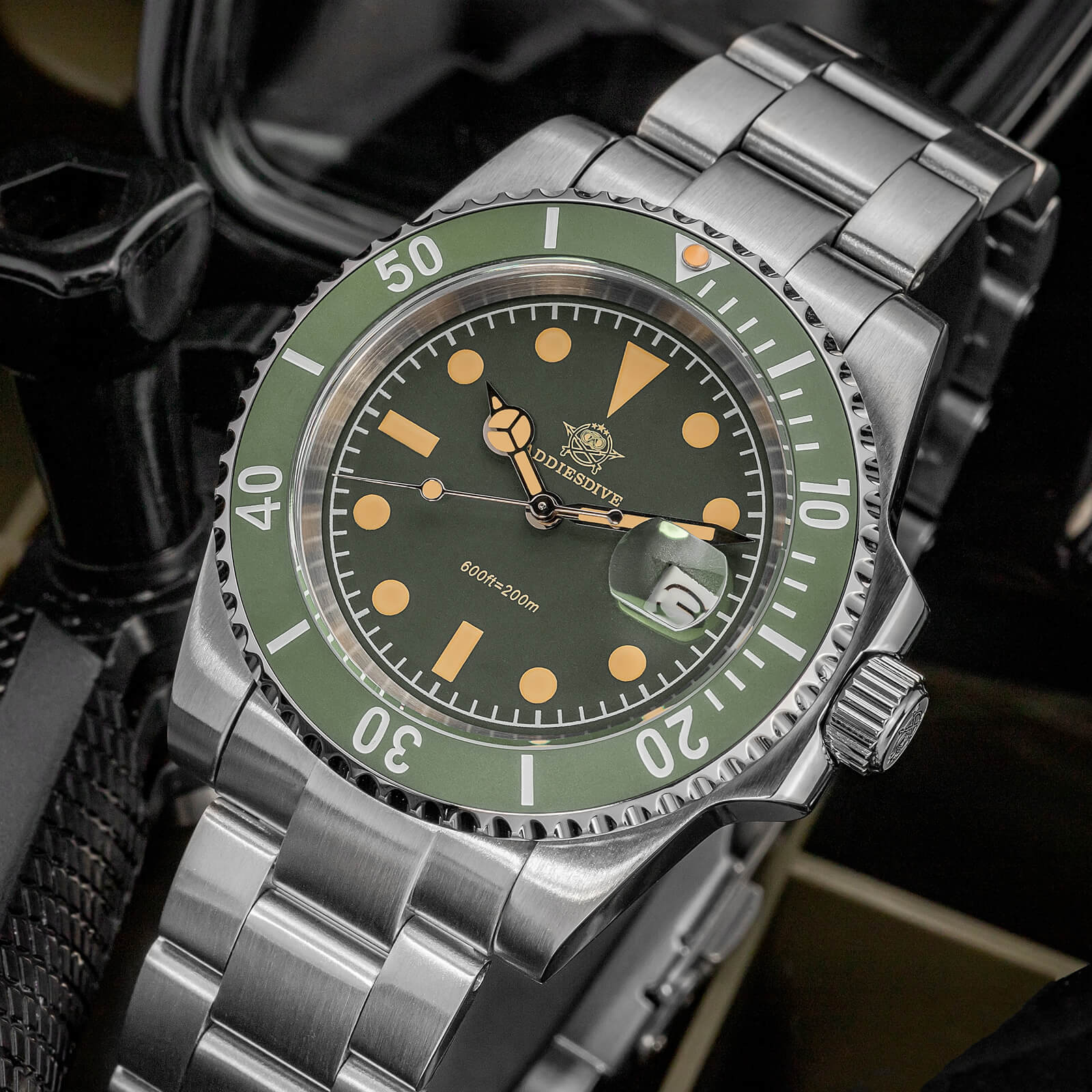 🔥Summer Sale🔥ADDIESDIVE 41mm Retro Sub Quartz Watch AD2054 - Image 26