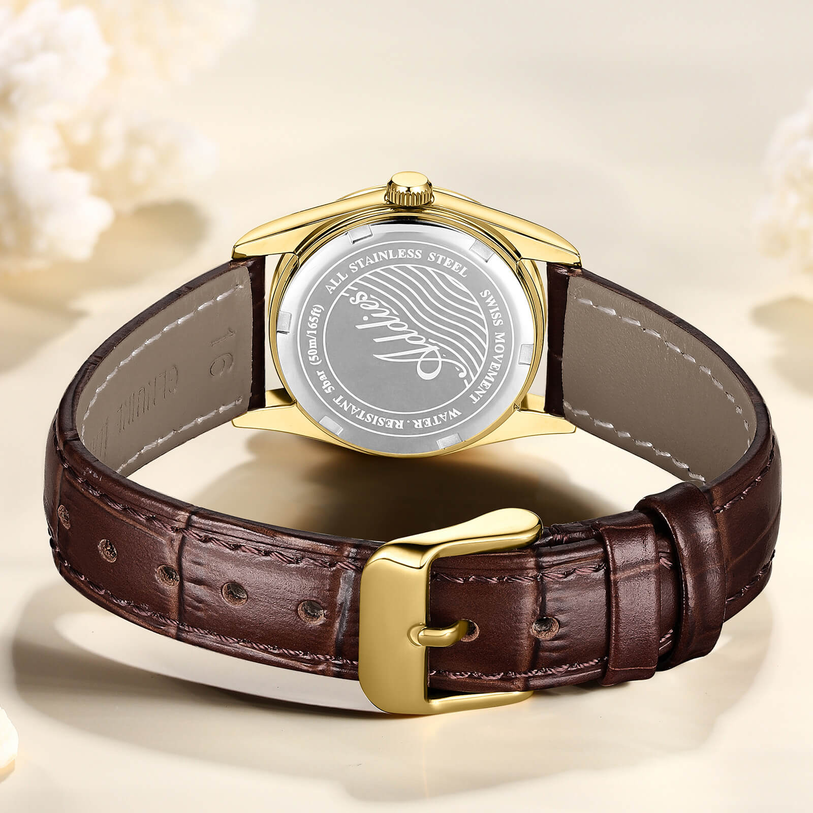 Addies 28mm Women’s Mop Luxury Quartz Watch AW25905 - Image 9