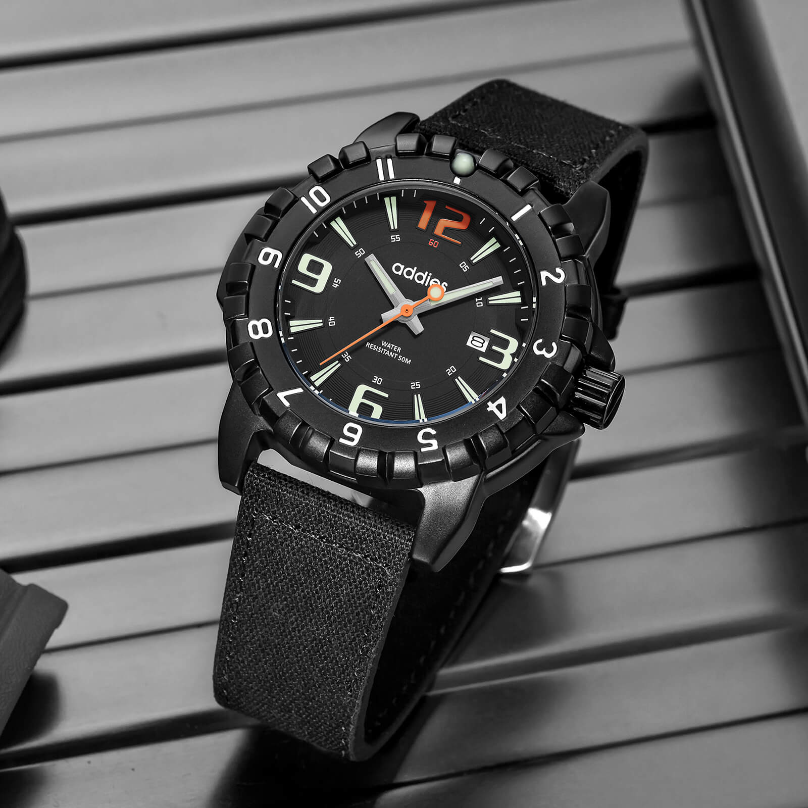 U.S. Warehouse -ADDIES Sporty Quartz Watch MY-057 , 50m Waterproof - Image 3