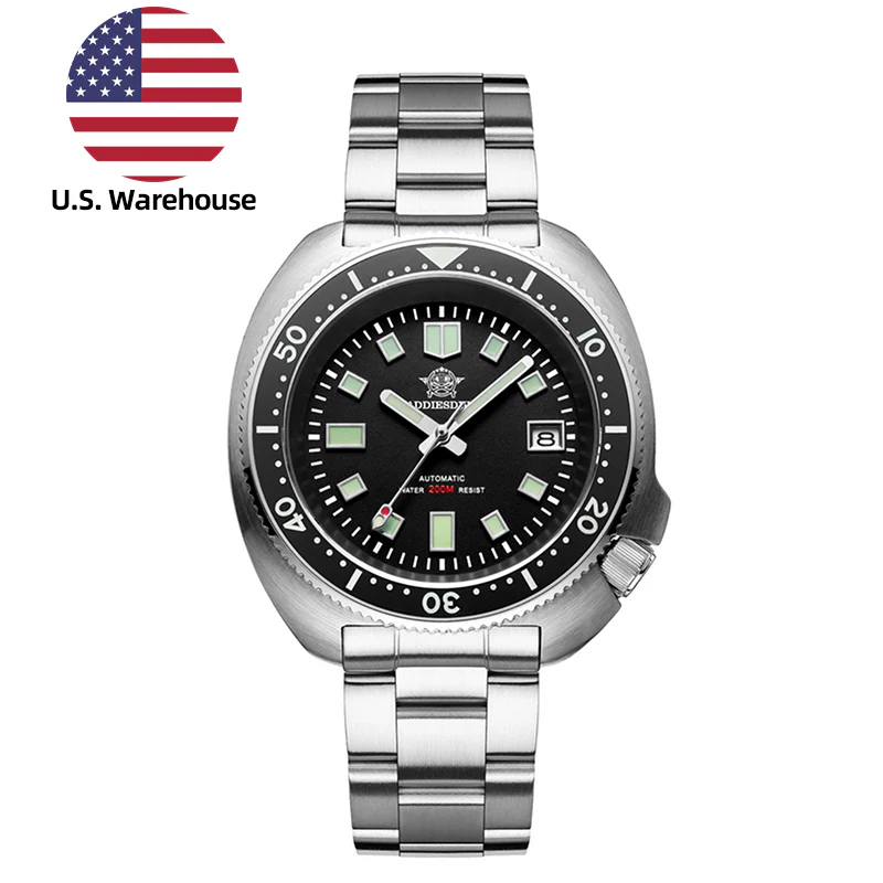 U.S. Warehouse -ADDIESDIVE® Captain Willard Automatic Dive Watch 200M( MY-H8) - Image 4