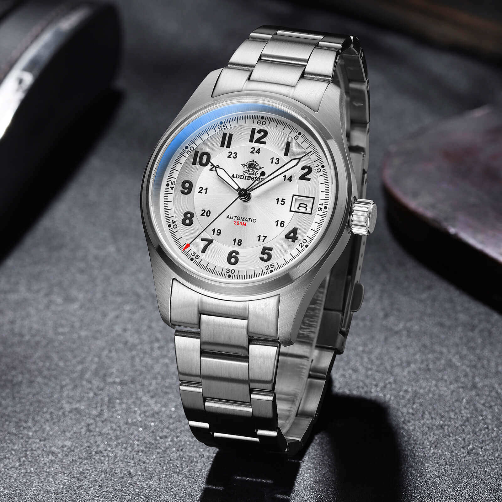 U.S. Warehouse -ADDIESDIVE® Men's Elegant 8215 Automatic Watch Diver 200M (AD2525) - Image 7
