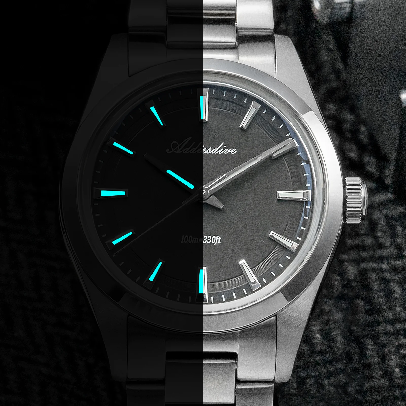 U.S. Warehouse -ADDIESDIVE 36mm Luxury VH31 Quartz Watch AD2066 - Image 15