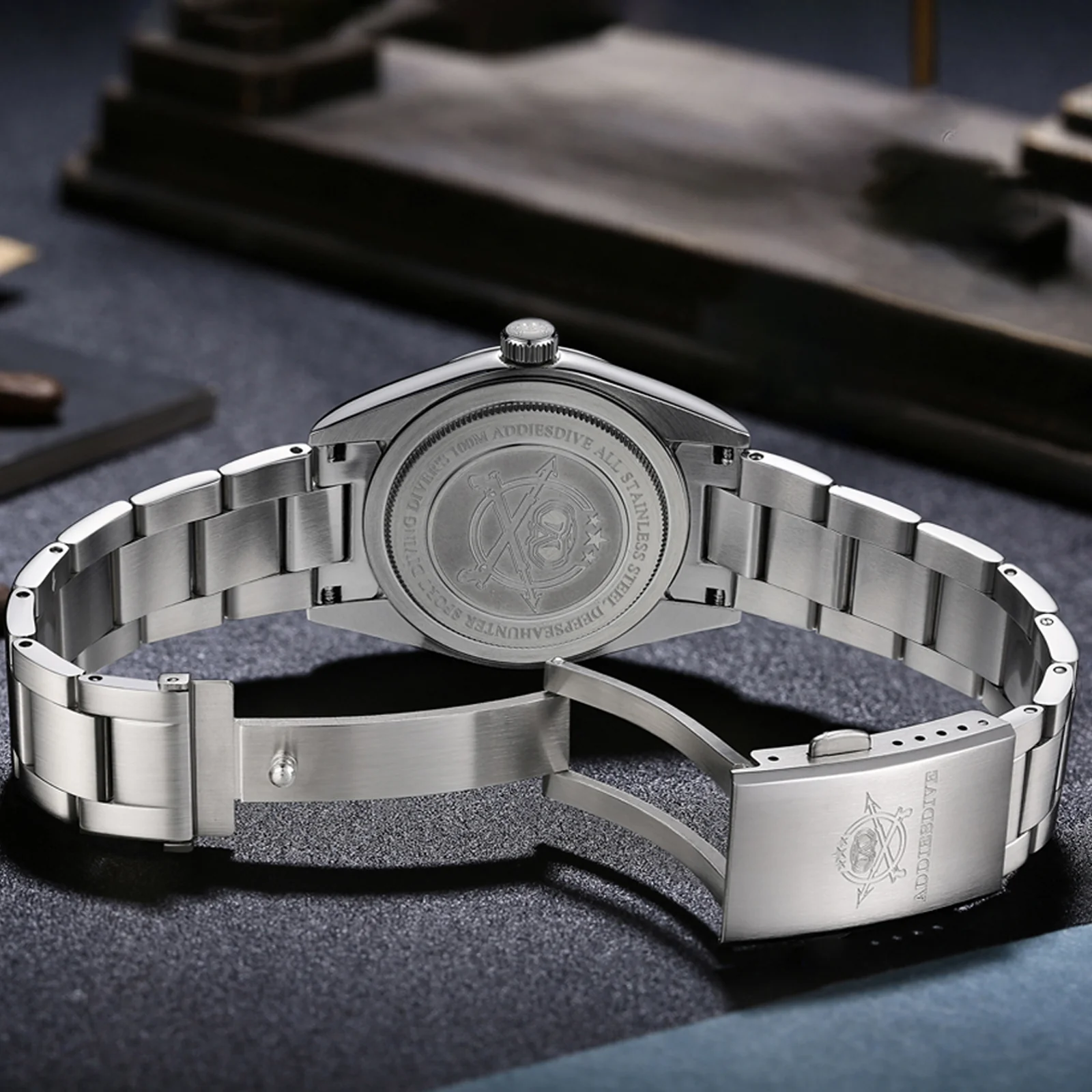 U.S. Warehouse -ADDIESDIVE 36mm Luxury VH31 Quartz Watch AD2066 - Image 16