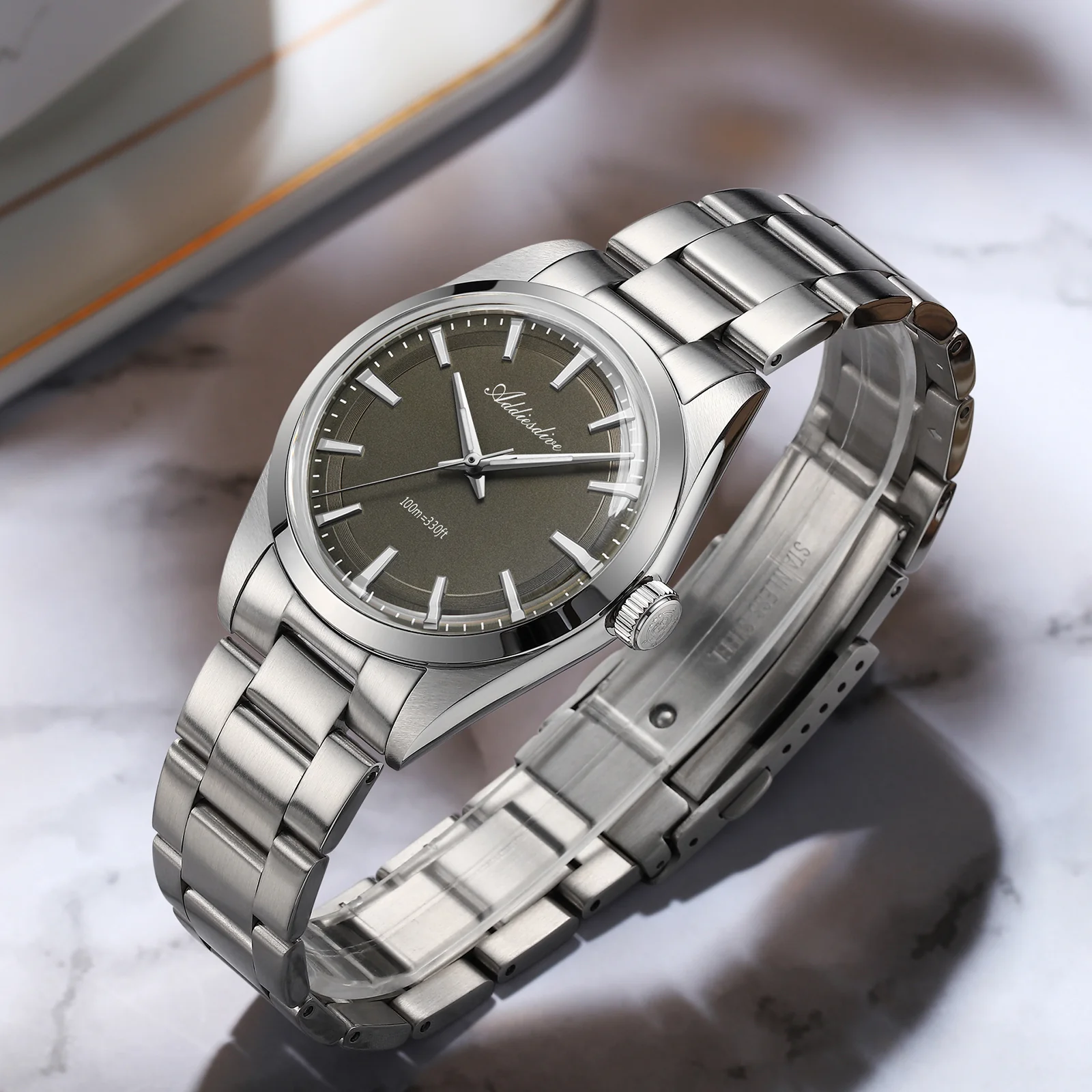 U.S. Warehouse -ADDIESDIVE 36mm Luxury VH31 Quartz Watch AD2066 - Image 18