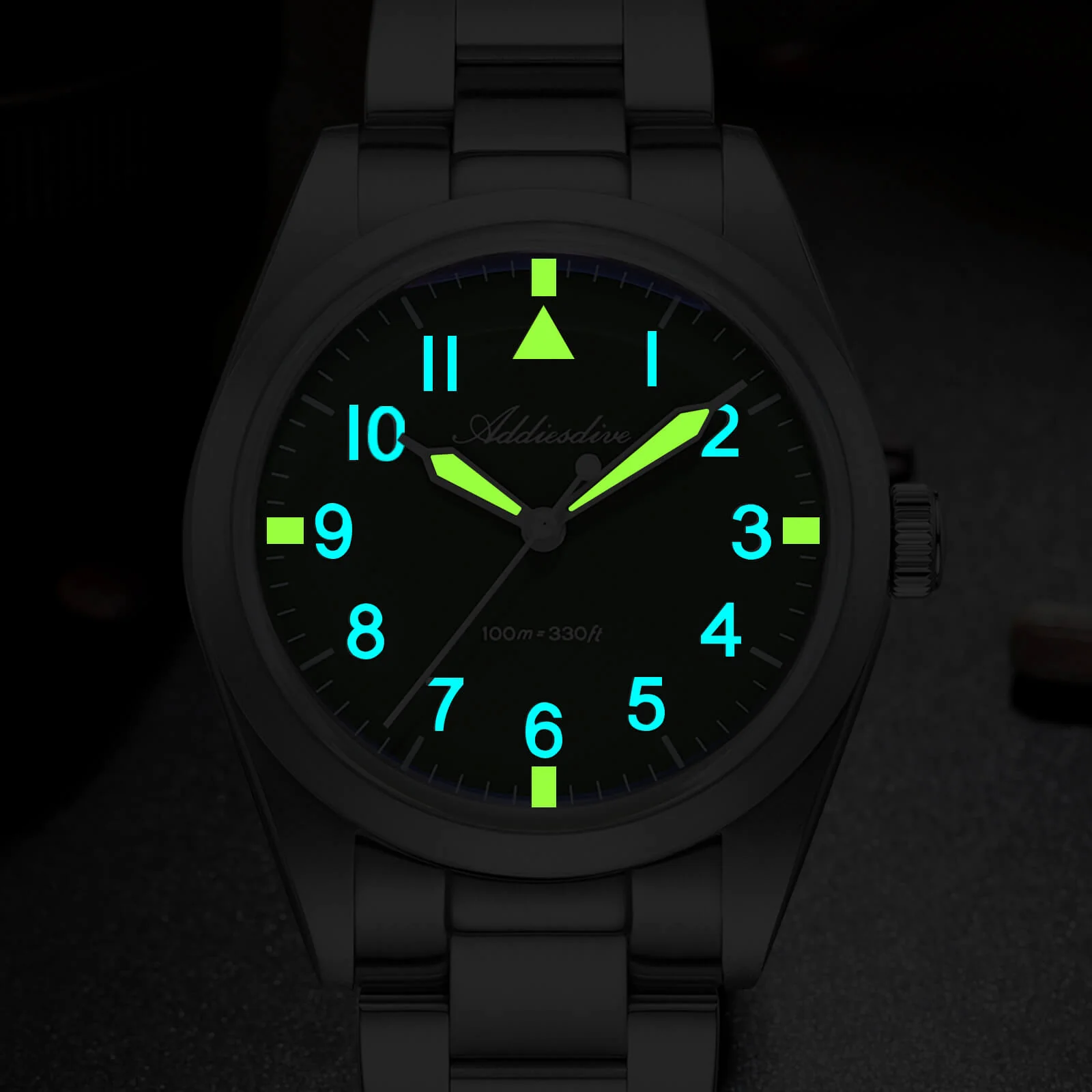 U.S. Warehouse -Addiesdive 36mm Titanium Military Field Watch AD2502 - Image 12