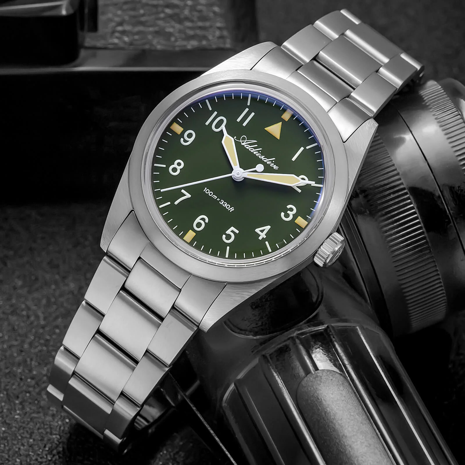 U.S. Warehouse -Addiesdive 36mm Titanium Military Field Watch AD2502 - Image 18