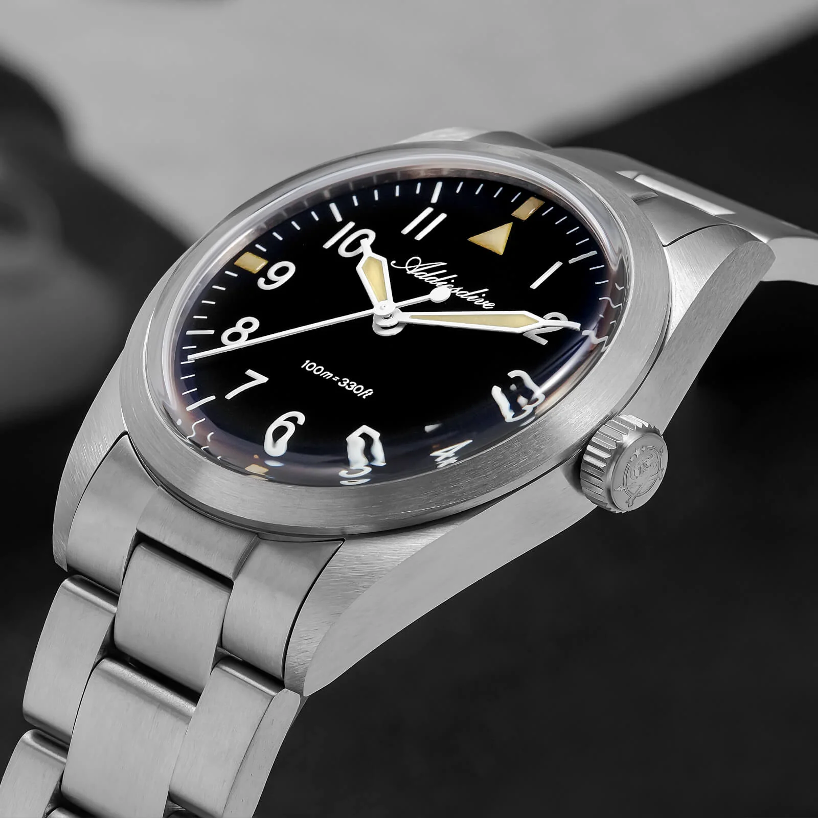 U.S. Warehouse -Addiesdive 36mm Titanium Military Field Watch AD2502 - Image 5