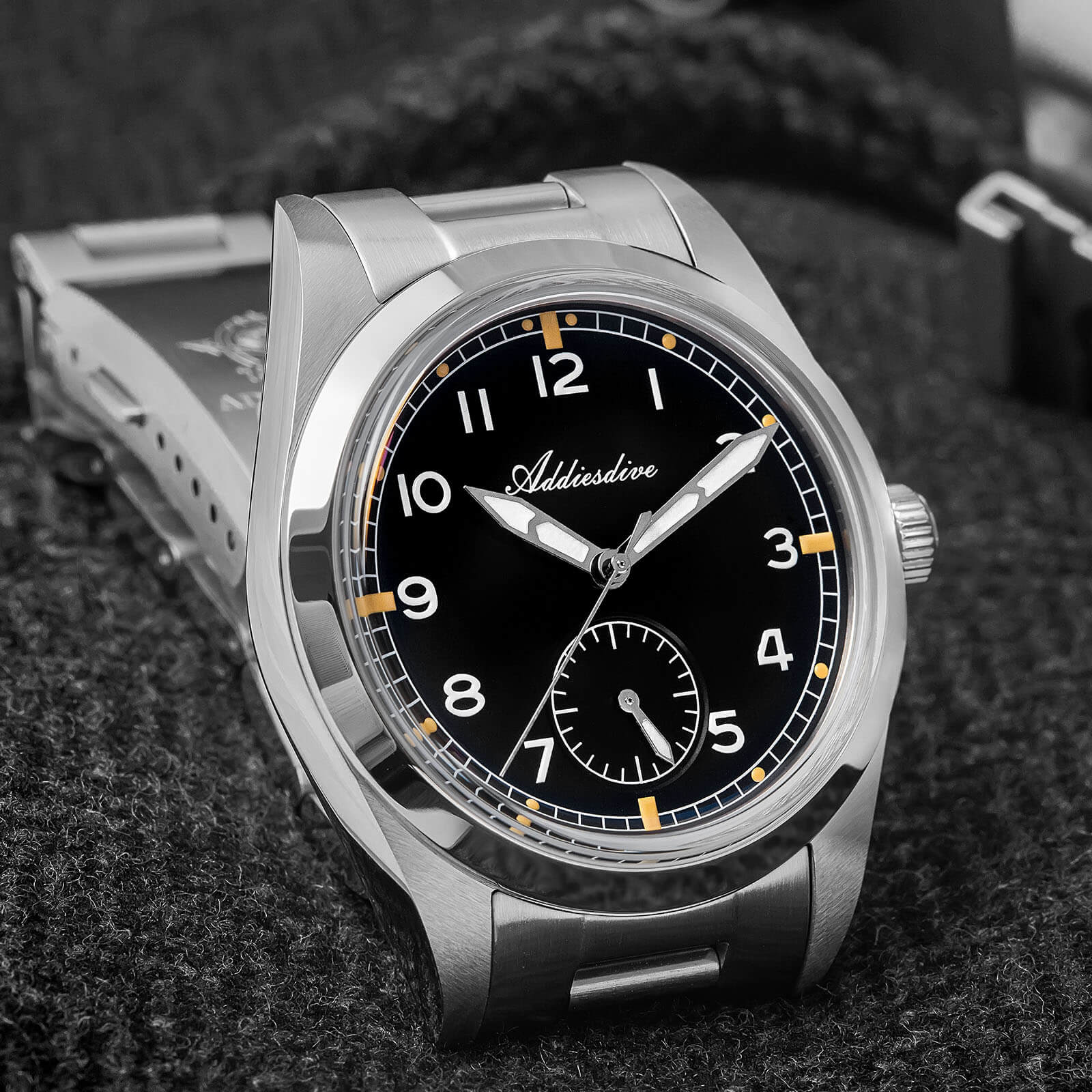 U.S. Warehouse -ADDIESDIVE 36mm VH60 Vintage Pilot Watch（AD2099） - Image 6