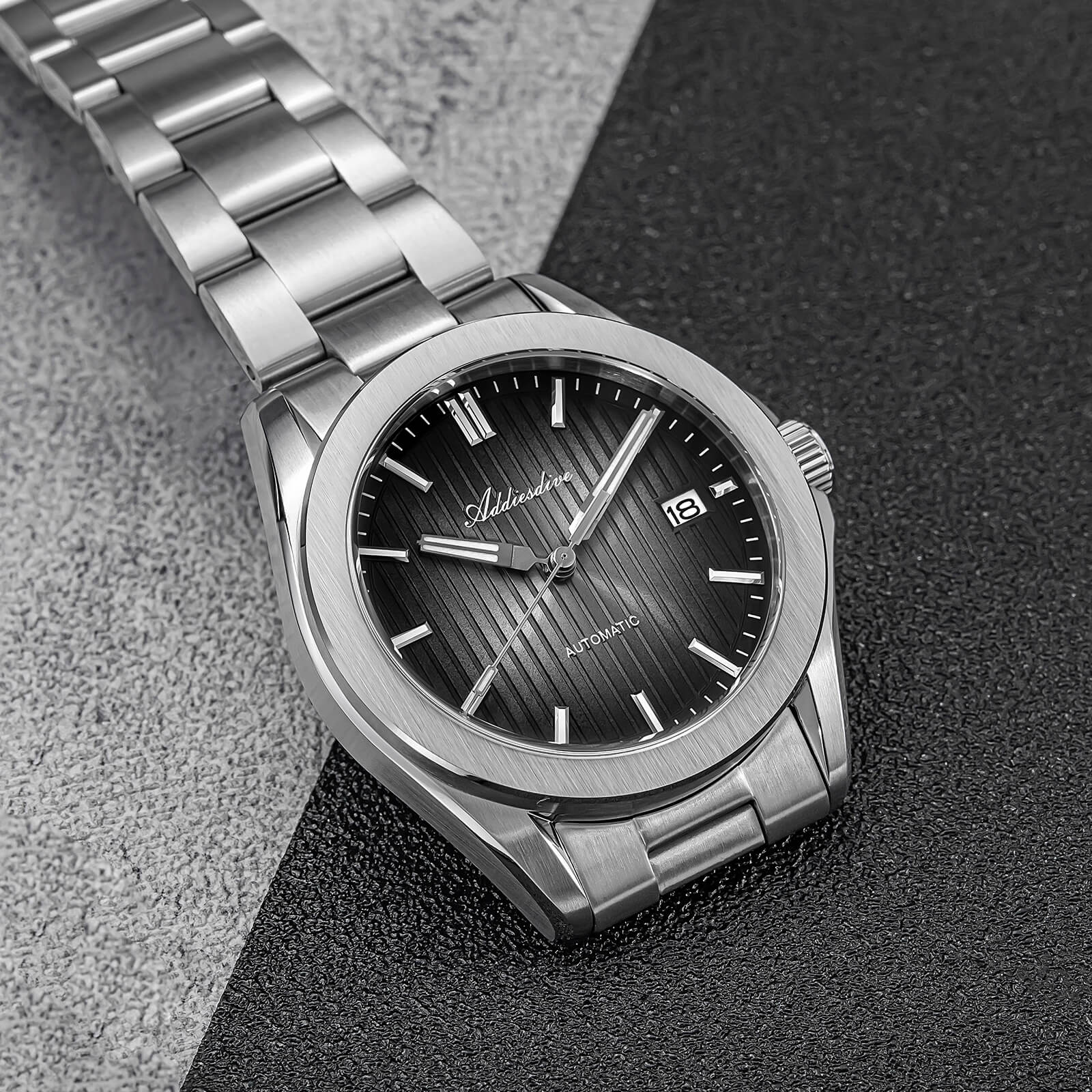 U.S. Warehouse -ADDIESDIVE 38mm 8215 Automatic Watch AD2533 - Image 8