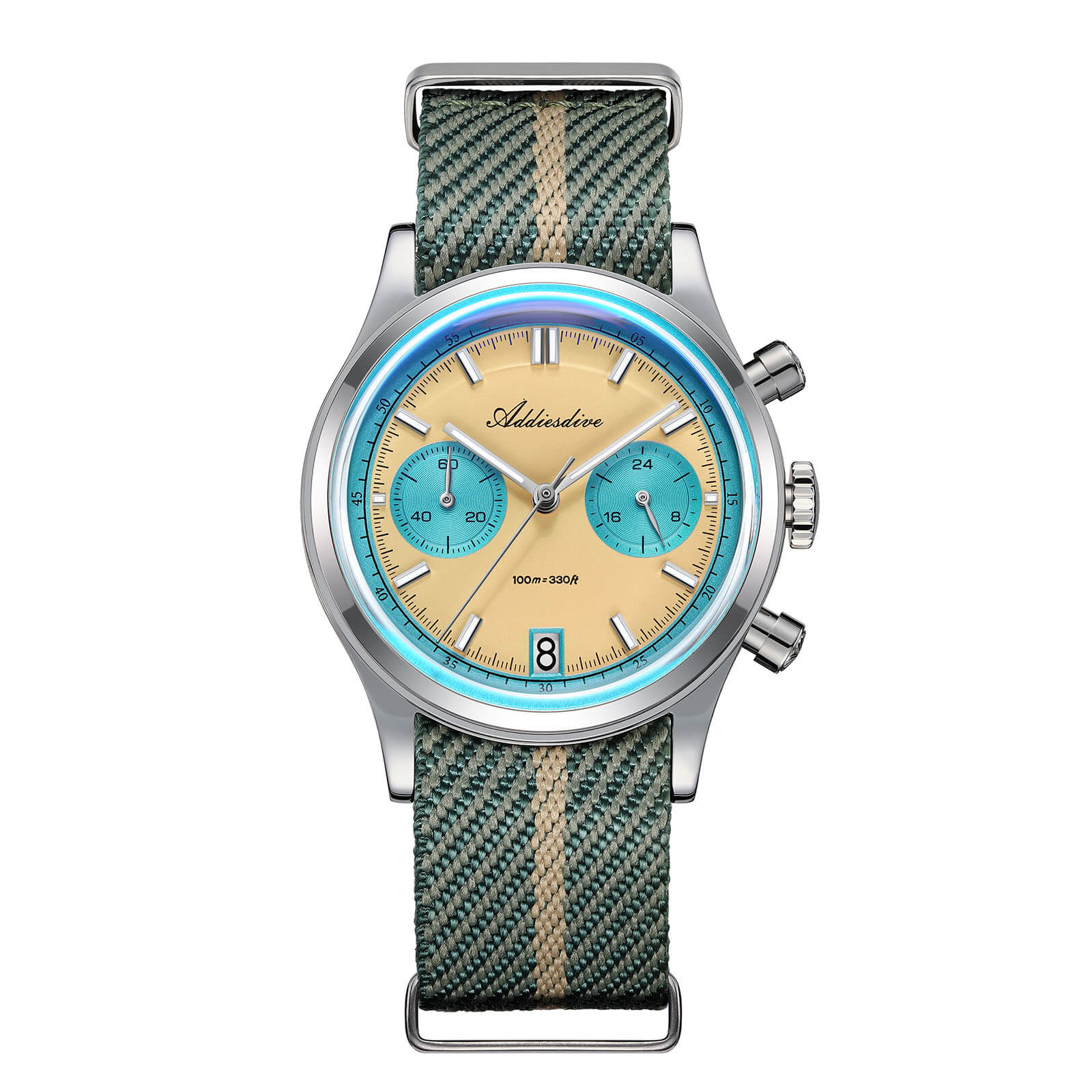 🔥Summer Sale🔥ADDIESDIVE 38mm Quartz Chronograph Watch – VK64 / 0S21 Options - Image 15