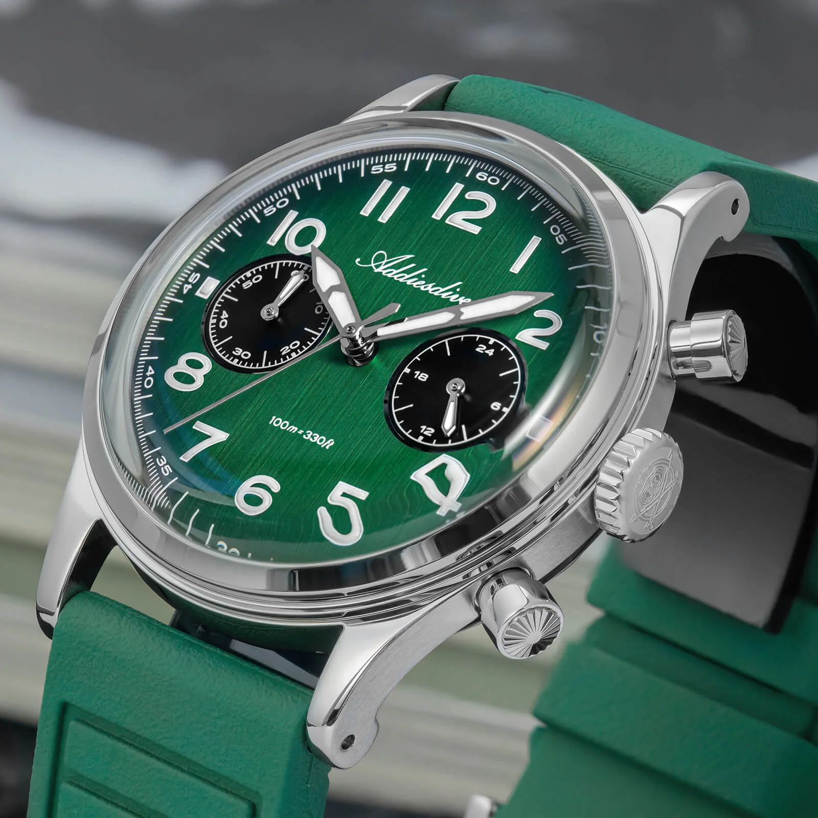 ADDIESDIVE 38mm VK64 Chronograph Watch AD2516 - Image 16