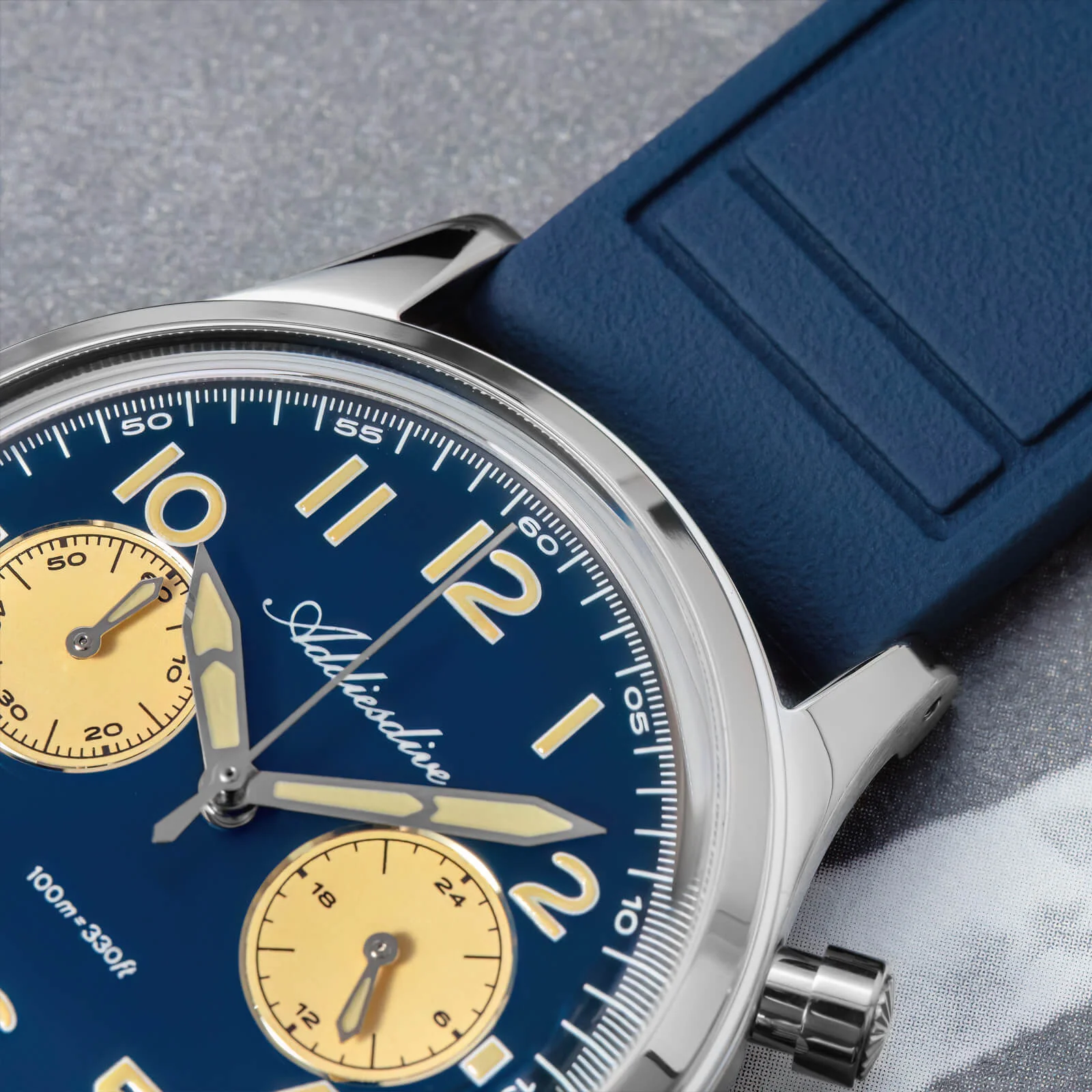 ADDIESDIVE 38mm VK64 Chronograph Watch AD2516 - Image 4