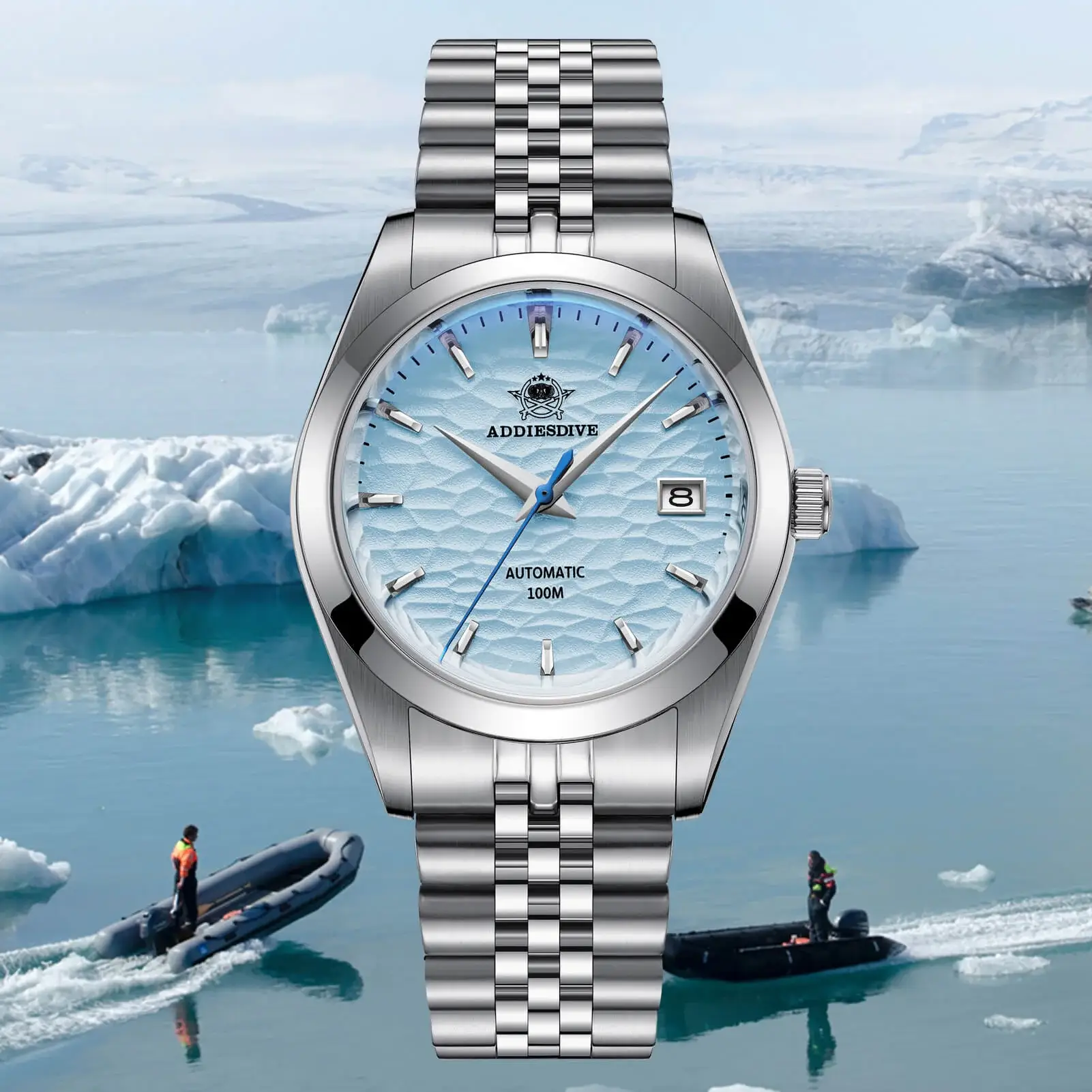U.S. Warehouse -ADDIESDIVE 39mm Retro Mechanical Men Watch AD2118 - Image 6