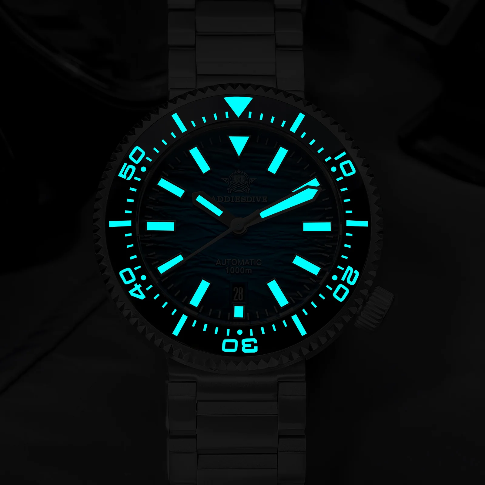 🔥Summer Sale🔥Addiesdive 46mm 1000m Dive Watch AD2069 - Image 12