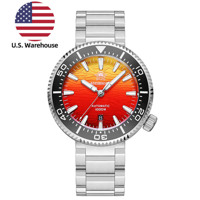 U.S. Warehouse -Addiesdive 46mm Puck Style Diver Watch AD2526 – 1000M Water Resistant, Japan 8215 Automatic - Image 11