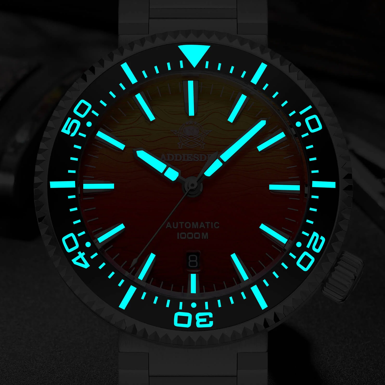 🔥Summer Sale🔥Addiesdive 46mm Puck Style Diver Watch AD2526 – 1000M Water Resistant, Japan 8215 Automatic - Image 9