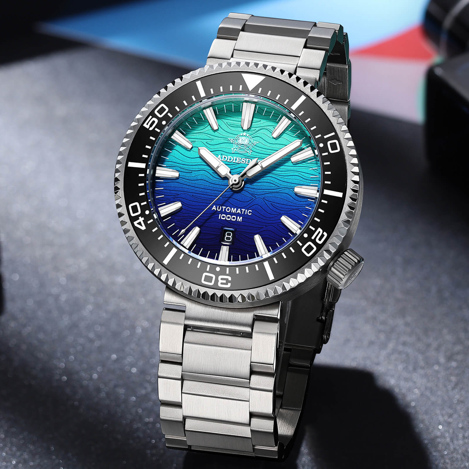 🔥Summer Sale🔥Addiesdive 46mm Puck Style Diver Watch AD2526 – 1000M Water Resistant, Japan 8215 Automatic - Image 13