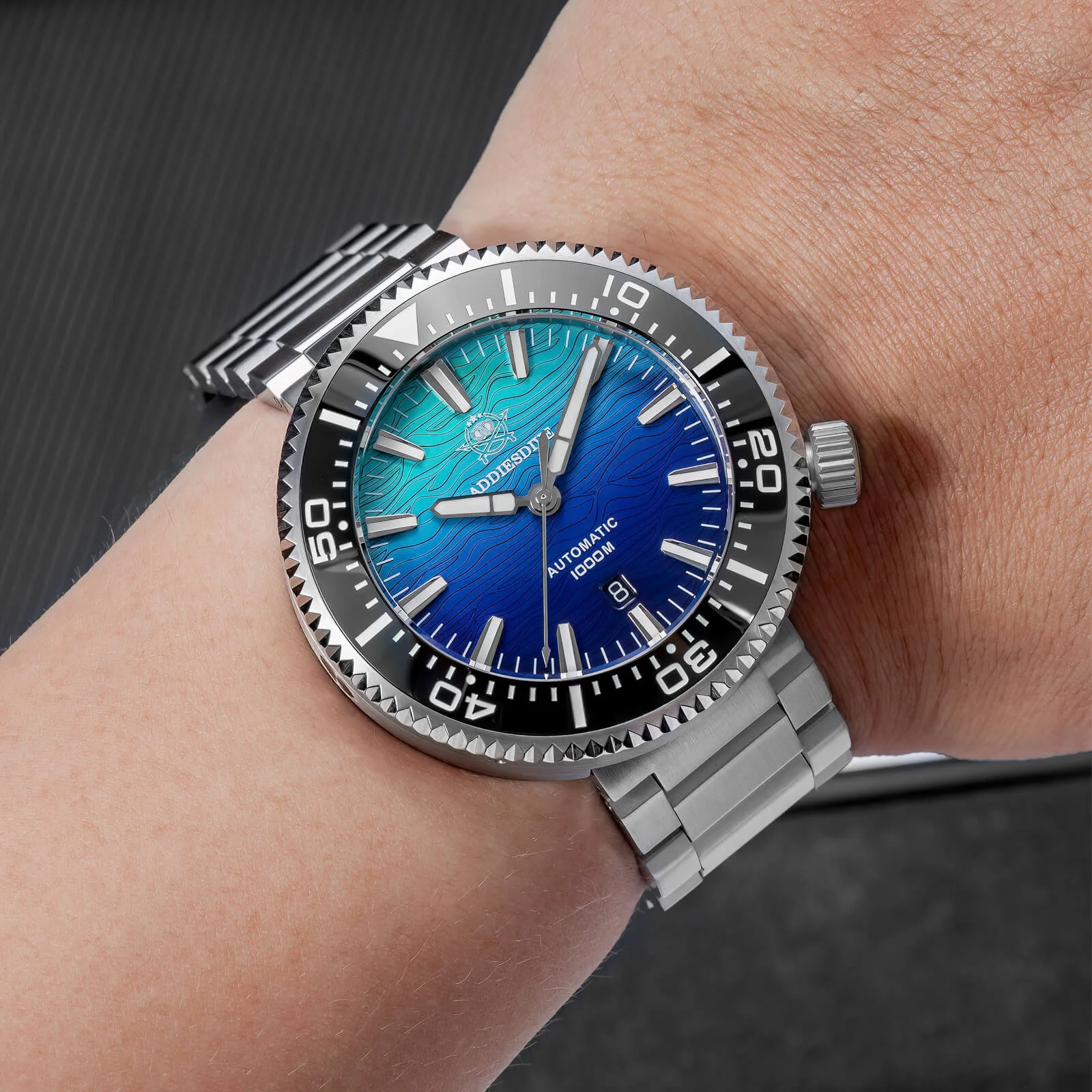 🔥Summer Sale🔥Addiesdive 46mm Puck Style Diver Watch AD2526 – 1000M Water Resistant, Japan 8215 Automatic - Image 17