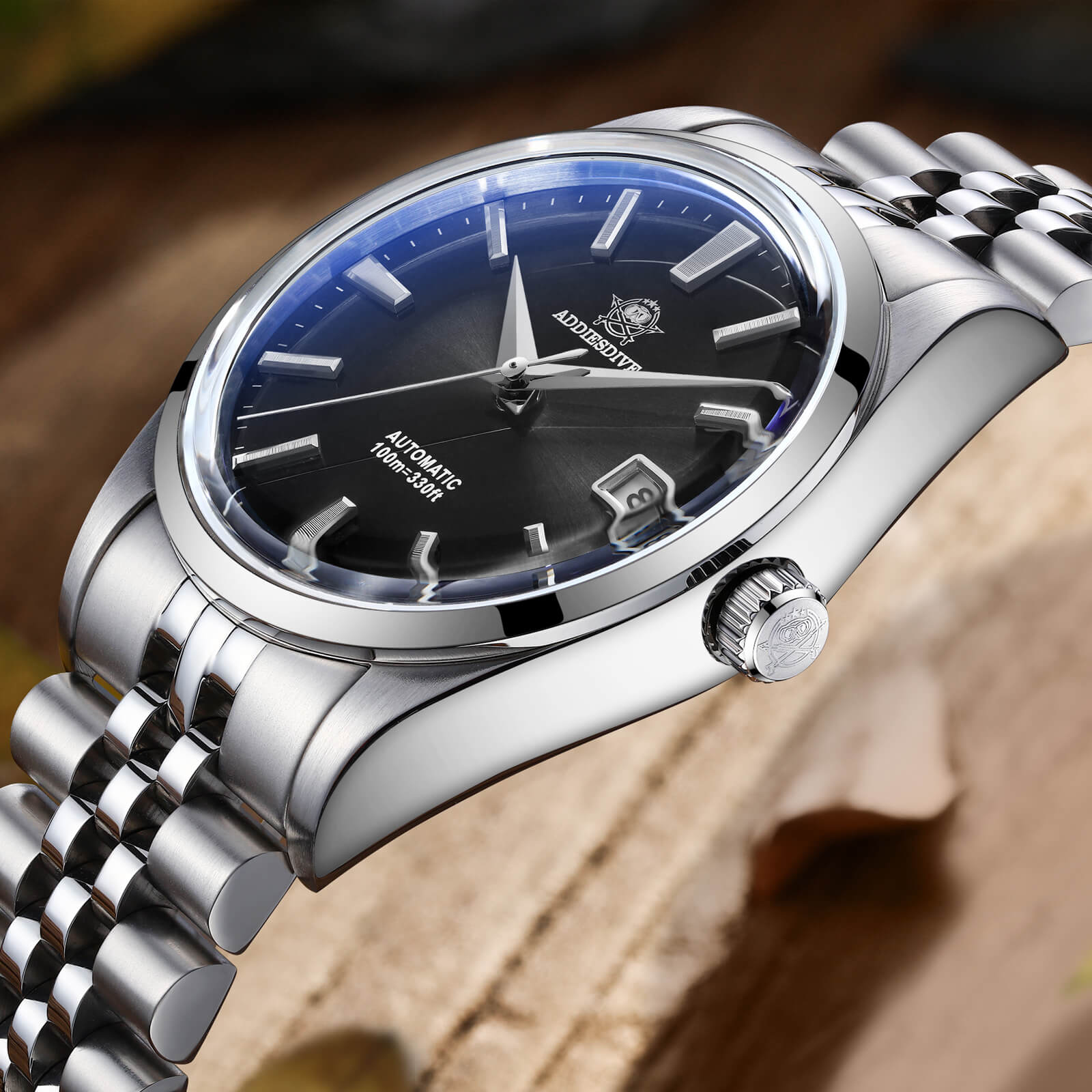 Addiesdive 39mm Automatic Watch Diver's 100M NH35 (AD2029) - Image 12