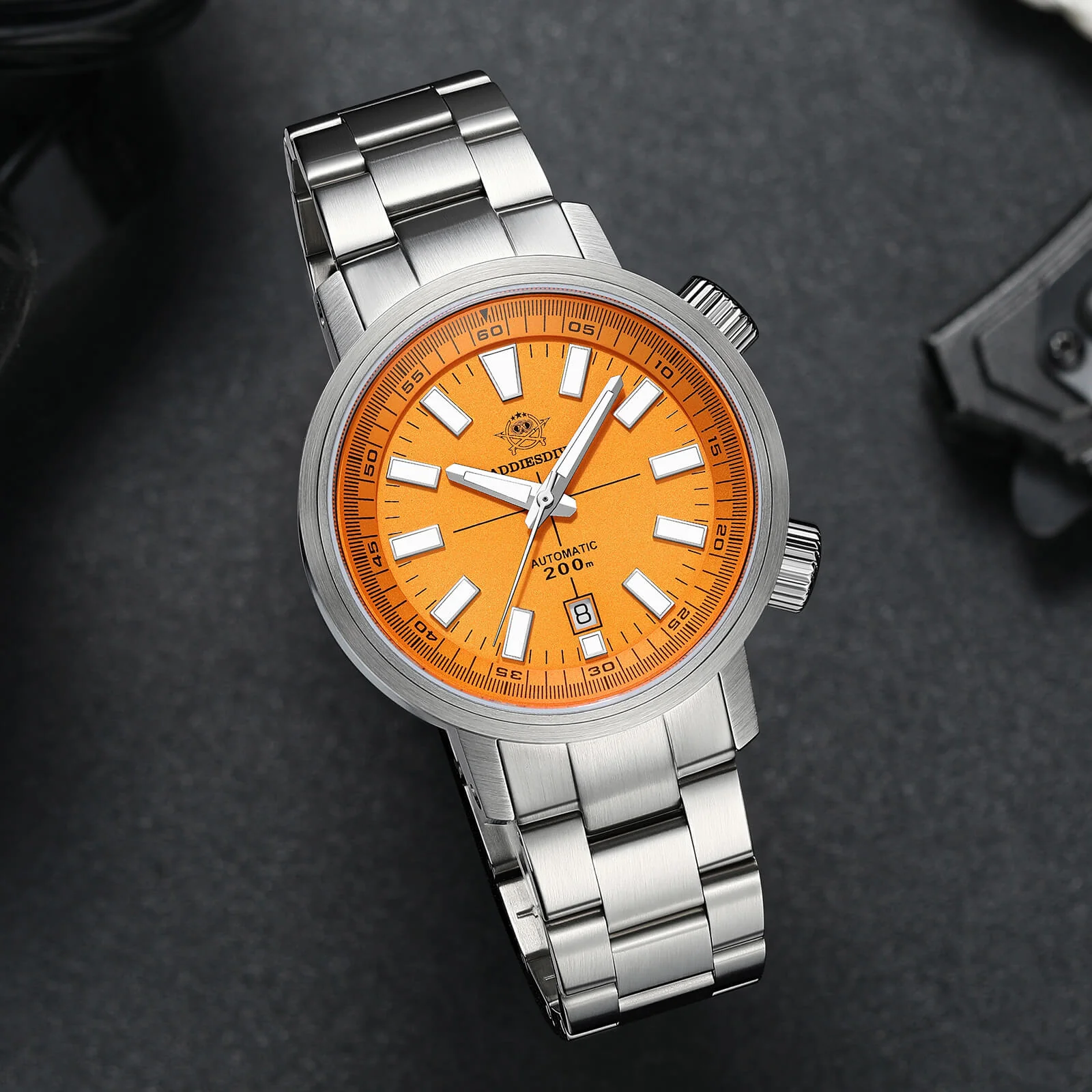 Addiesdive Dual Crown Captain Willard 6105 Homage AD2093 - Image 4