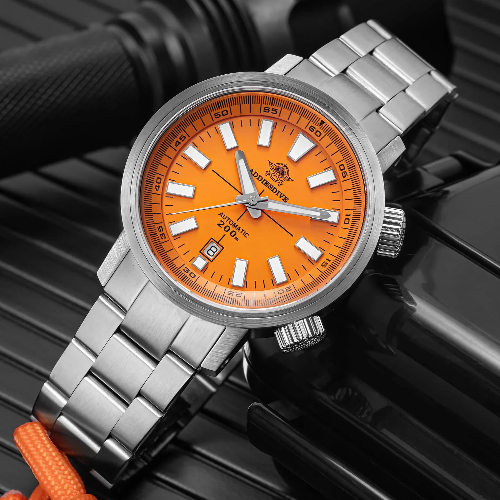 Addiesdive Dual Crown Captain Willard 6105 Homage AD2093 - Image 9