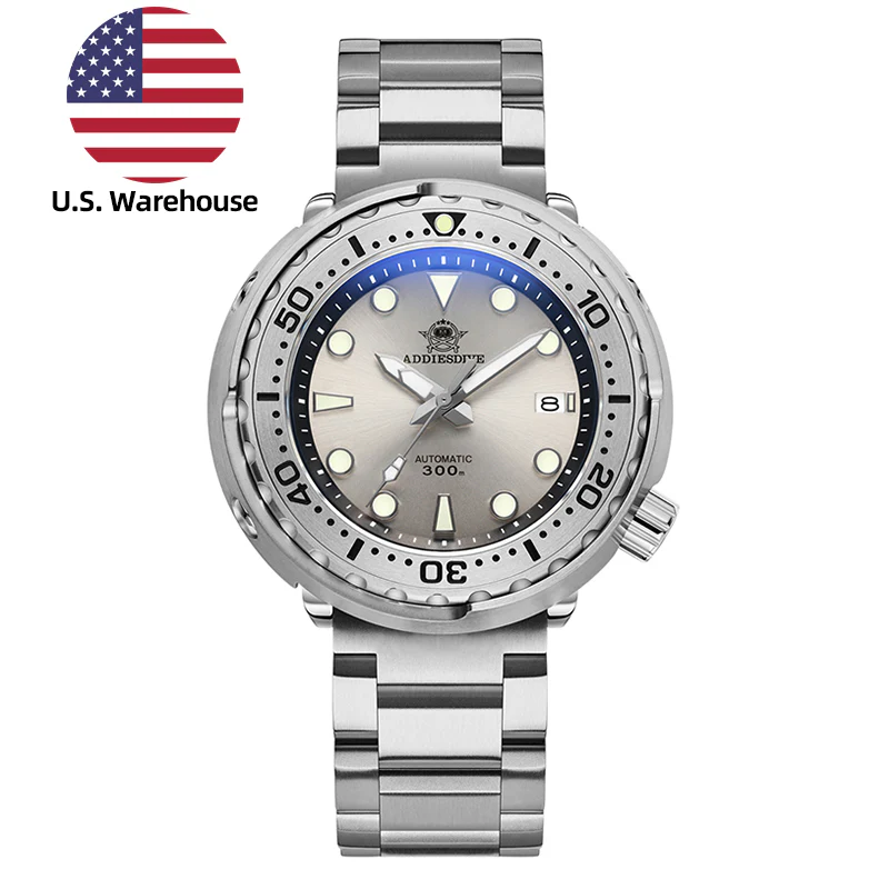 U.S. Warehouse -ADDIESDIVE Emperor Tuna 300m Diver Watch （MY-H5C）