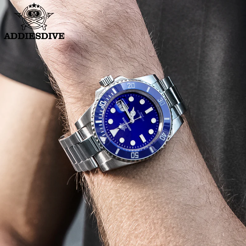 ADDIESDIVE Men's Automatic Diving Watch Diver's 200M NH35A/8215 (H3AC) - Image 15