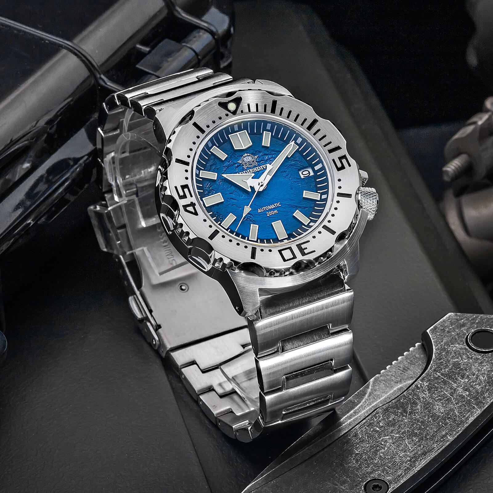 U.S. Warehouse -ADDIESDIVE OceanMonster Dive Watch AD2047 - Image 5
