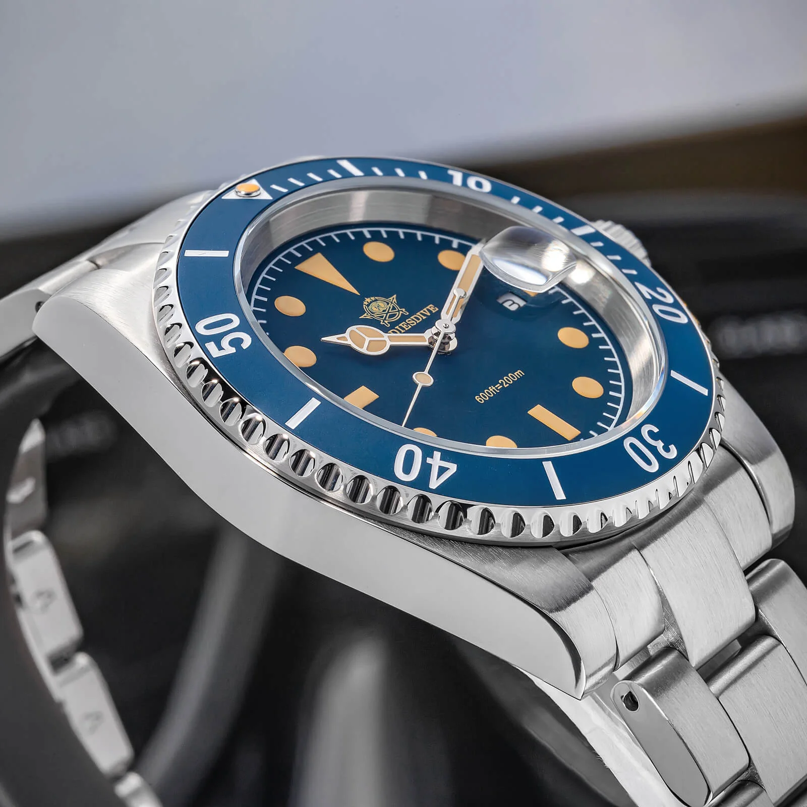 🔥Summer Sale🔥ADDIESDIVE 41mm Retro Sub Quartz Watch AD2054 - Image 12