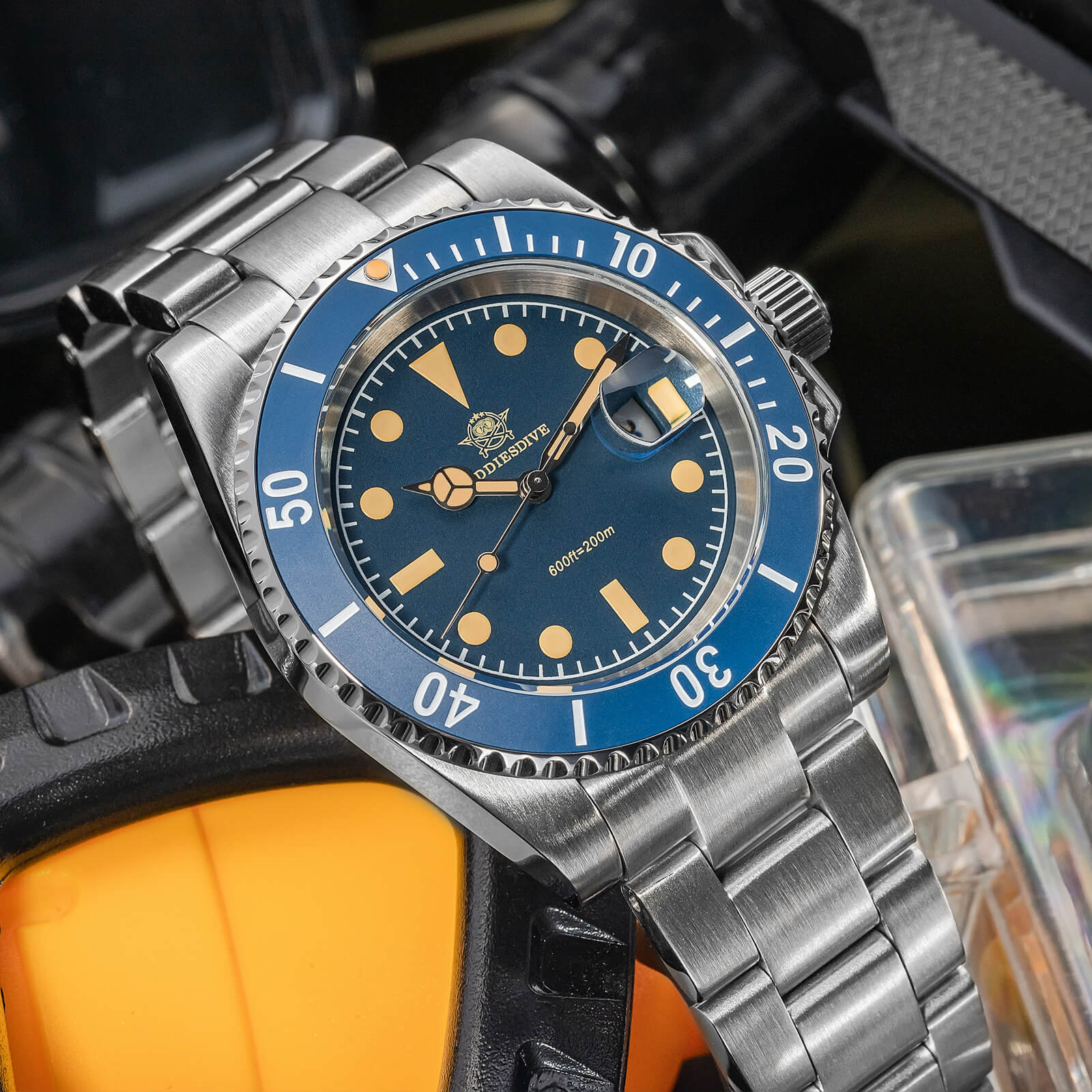 🔥Summer Sale🔥ADDIESDIVE 41mm Retro Sub Quartz Watch AD2054 - Image 14