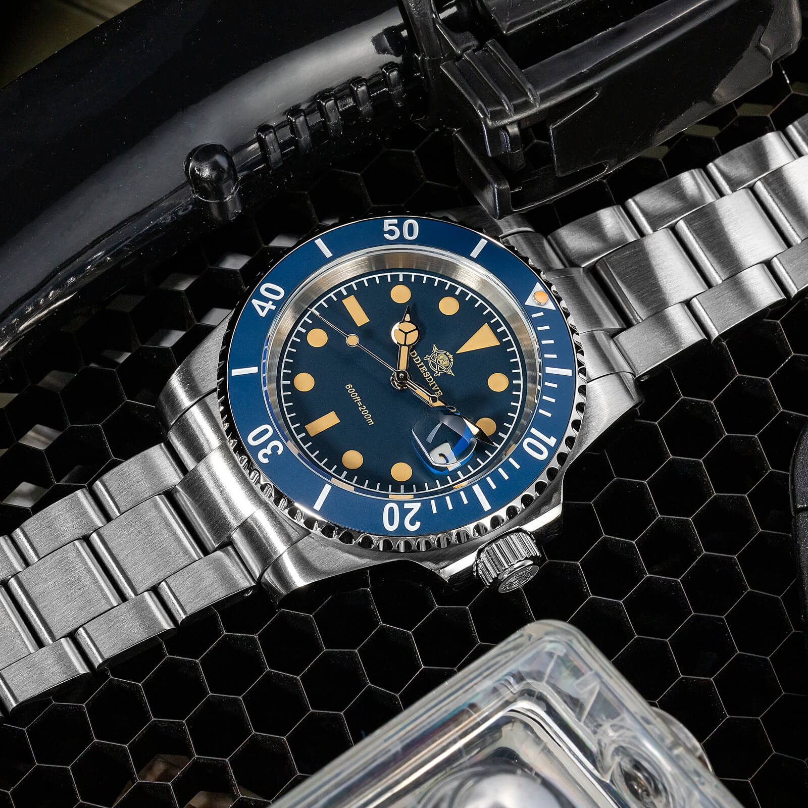🔥Summer Sale🔥ADDIESDIVE 41mm Retro Sub Quartz Watch AD2054 - Image 16