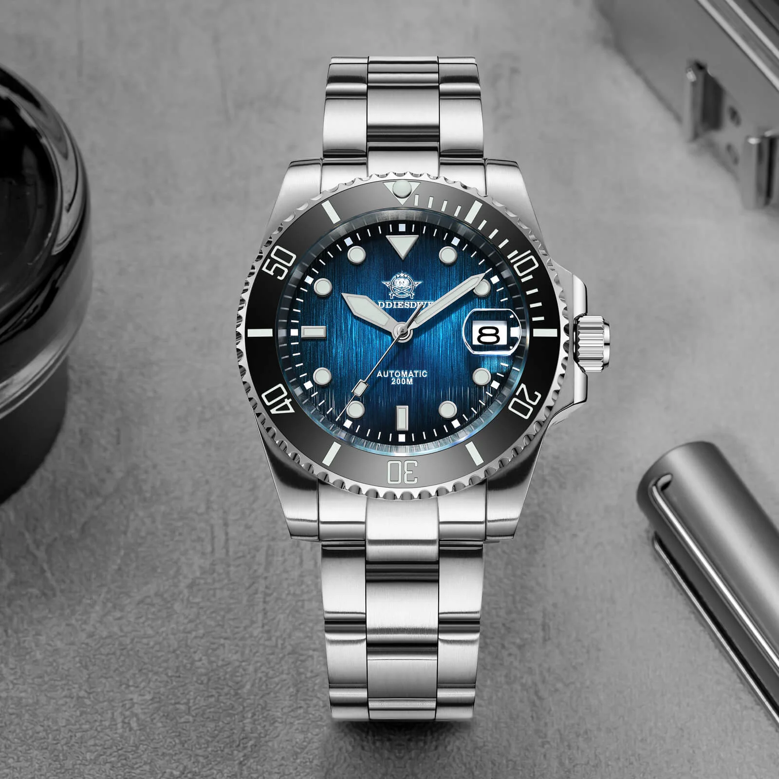 ADDIESDIVE Stainless Steel Sub Dive Watch AD2078/AD2536 - Image 3