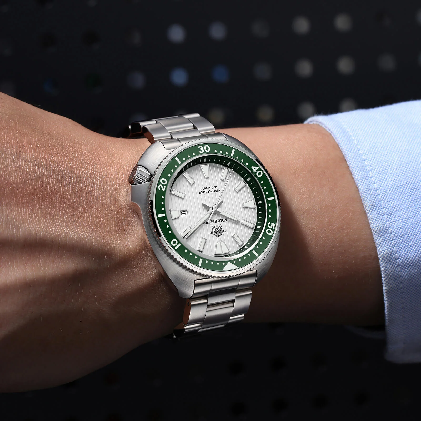 🔥Summer Sale🔥Addiesdive Turtle Quartz Diver Men Watch AD2507 - Image 15