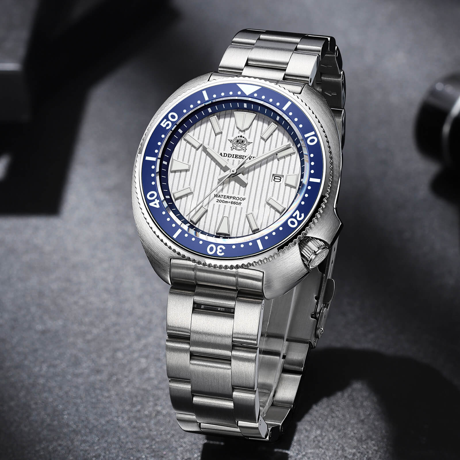 🔥Summer Sale🔥Addiesdive Turtle Quartz Diver Men Watch AD2507 - Image 26