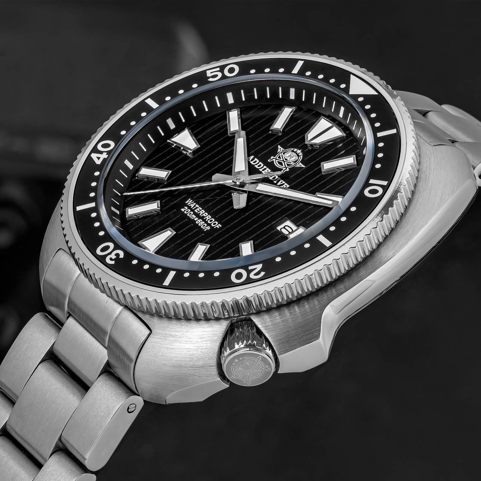 🔥Summer Sale🔥Addiesdive Turtle Quartz Diver Men Watch AD2507 - Image 5