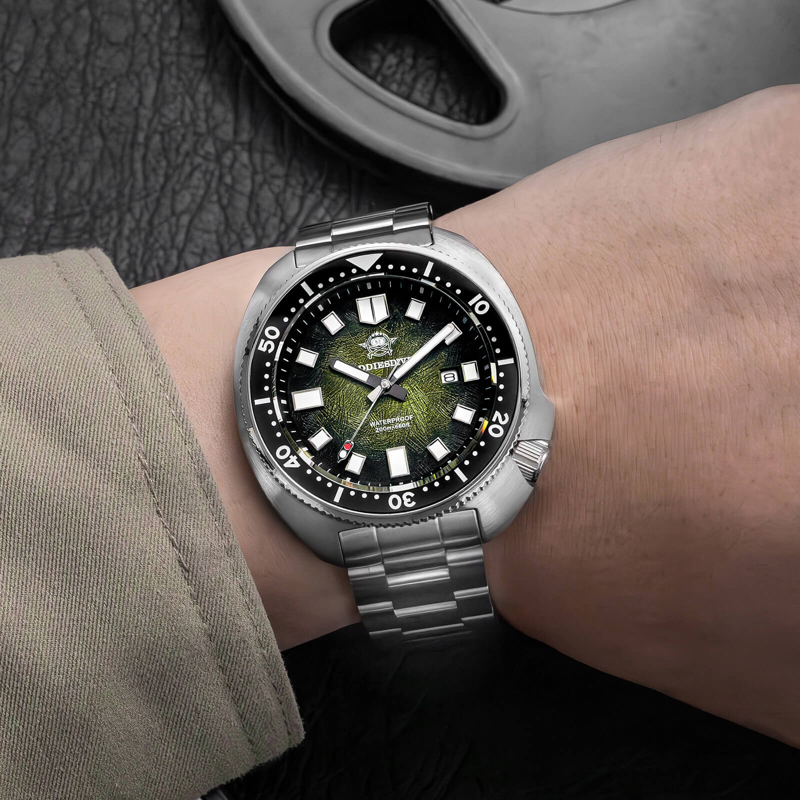 🔥Summer Sale🔥Addiesdive Turtle Quartz Diver Men Watch Sapphire Crystal AD2511 - Image 27