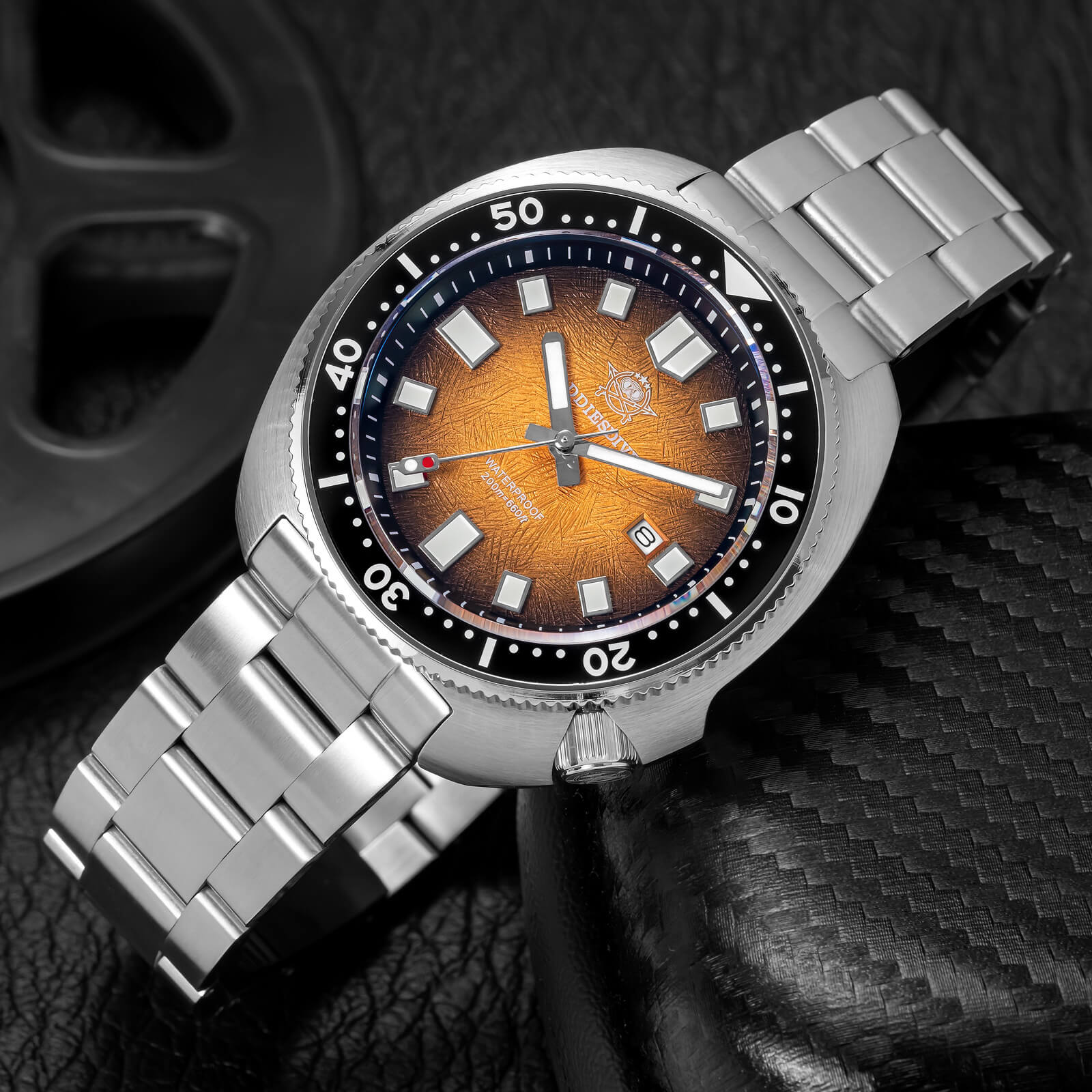 🔥Summer Sale🔥Addiesdive Turtle Quartz Diver Men Watch Sapphire Crystal AD2511 - Image 5