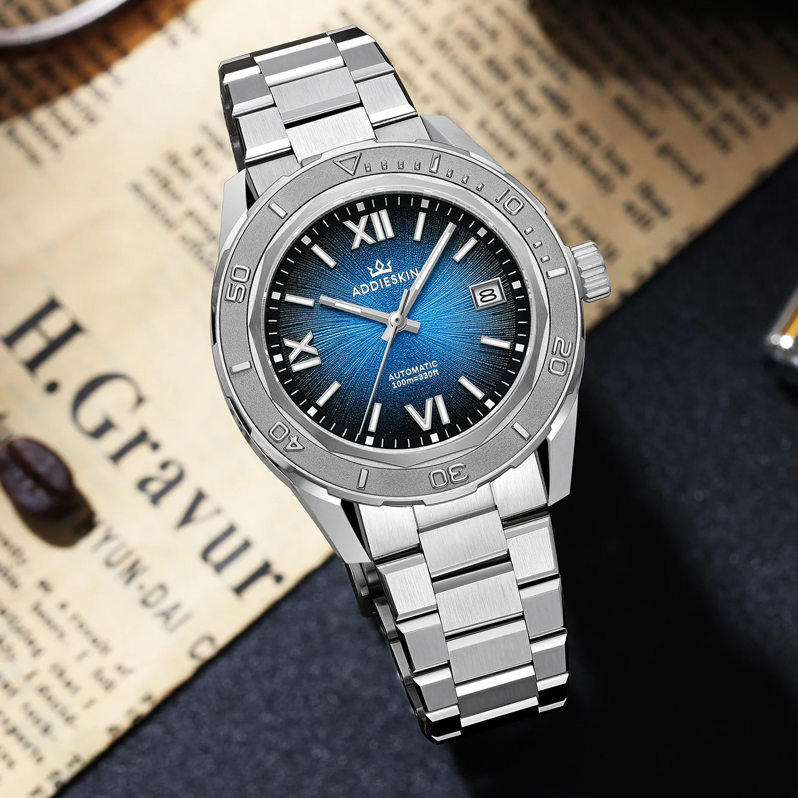 🔥Summer Sale🔥AddiesKIN K002 “Urban Mechanica” Automatic 9015 Men’s Watch - Image 8